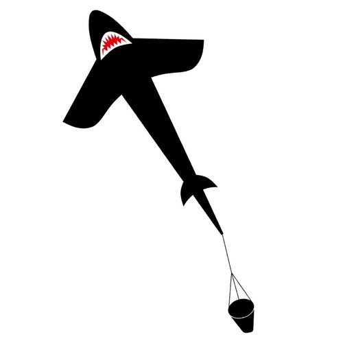 Kinderdrachen einleiner shark - kinderdrachen,